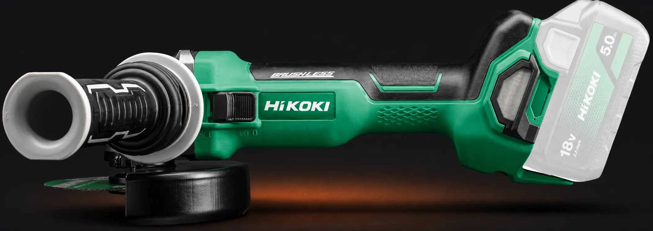 HiKOKI G1813DA Review: Tough 125mm Brushless Grinder product image